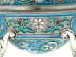 Russian Candlesticks Enamel Base