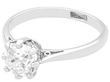 8 Claw Engagement Ring for Sale For sale