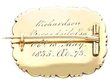 Mourning Brooch with Pearls Reverse Side