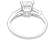 Diamond And Platinum Antique Ring
