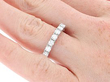 Vintage Diamond Ring on the Hand