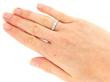Wearing Image for Antique 5 Stone Diamond Ring Platinum