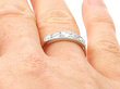 5 Stone Ring Being Worn