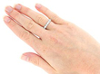 Wearing Image for Vintage Diamond Claw Set Full Eternity Ring