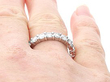 Diamond Eternity Ring Being Worn