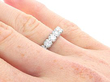 Diamond Eternity Ring on the Hand
