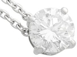 Diamond Pendant in White Gold