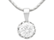 White Gold Diamond Solitaire Pendant