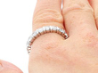 Diamond Eternity Ring Being Worn