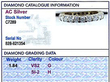 Diamond Eternity Ring Size H 1/2 Grading 