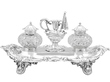 Antique Silver Desk Standish