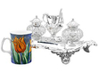 Antique Silver Desk Standish