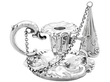 Antique Silver Desk Standish