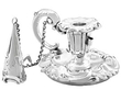 Antique Silver Desk Standish