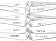 Antique Solid Silver Flatware Set