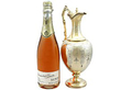Silver Wine Jug with Lid and Goblets