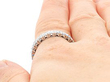 1940s Eternity Ring Being Worn