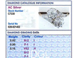 Antique Diamond Twist Engagement Ring Grading