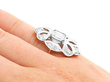 Diamond Dress Ring Being Worn