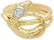 Gold Ring with Diamonds