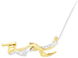 Multi Gold Bow Brooch 