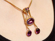 Victorian Pendant Being Worn