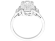 Emerald Cut Engagement Ring with Baguettes