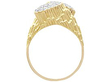 Retro Gold and Diamond Ring 