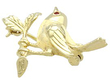 Bird Brooch with Gemstones