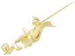 Vintage Bird Brooch with Gemstones