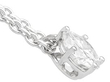 Solitaire Pendant in White Gold