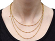 Wearing Image for Antique Victorian Yellow Gold Chain