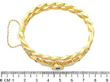 Size of Antique Sapphire and Diamond Bangle Bracelet