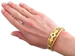 Wearing Antique Sapphire and Diamond Bangle Bracelet