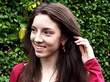Antique Coral Earrings UK Wearing