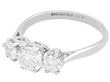 White Gold Trilogy Ring Diamond