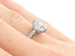 G Colour Diamond Engagement Ring Close Up 