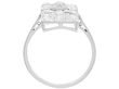 Art Deco Platinum Dress Ring Diamond