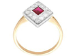 Ruby and Gold Ring