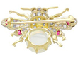 Bug Brooch with Gems