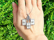 Art Deco Mother of Pearl Necklace Outside