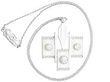 Art Deco Mother of Pearl Necklace For sale 