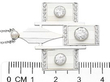Size of Art Deco Mother of Pearl Necklace