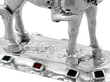 Silver Donkey Ornament
