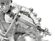 Silver Donkey Ornament