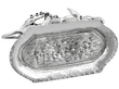 Silver Donkey Ornament