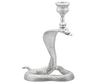 Antique Sterling Silver Snake Candle Holder 
