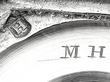 Antique Silver Taper Candle Holders