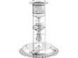 Sterling Silver Antique Candlesticks