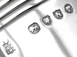 Boxed Antique Silver Mugs